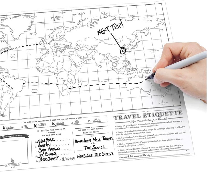 Luckies Scratch Map - Travel Edition - Image 3
